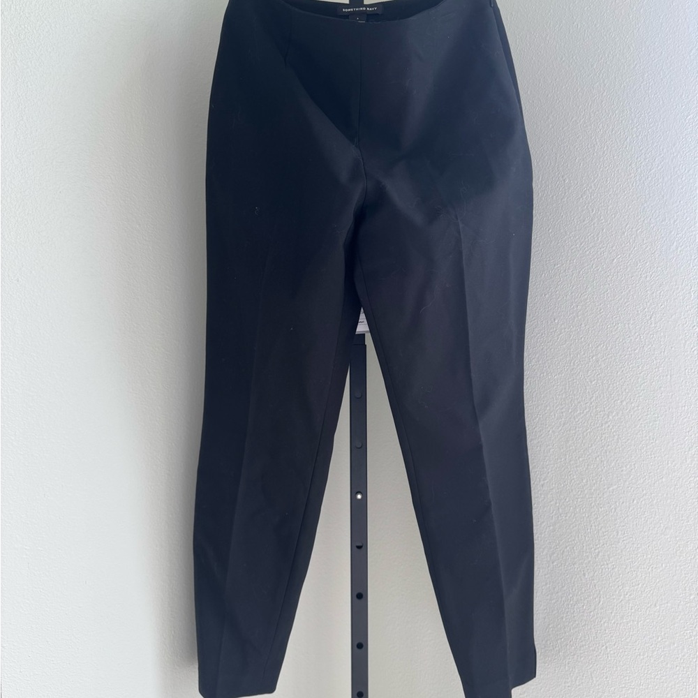 Something Navy Black Dress Pants